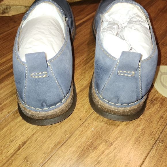 New Born Bryson Loafers 12M Dark Blue Distressed - Picture 4 of 8
